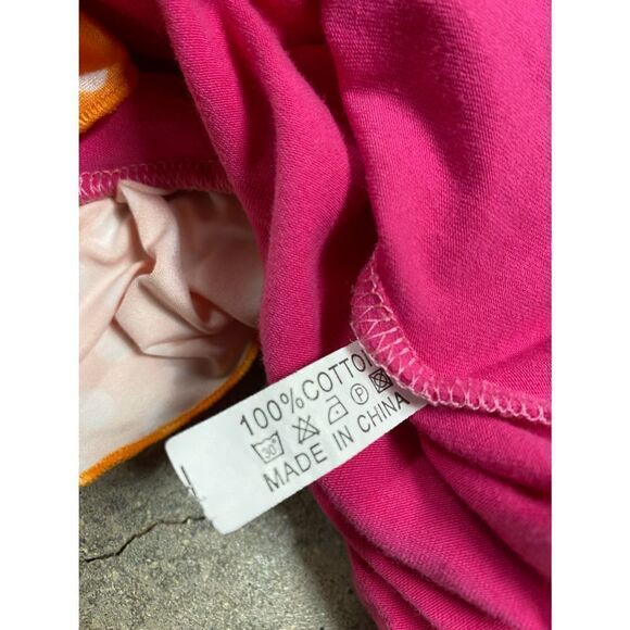 Angeline Pink & Orange Owl Ruffle Top & Bottom Set Size 8 - Picture 4 of 8